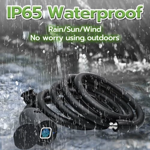 Fingerprint Bike Lock Cable — Smart Lock, Eseesmart