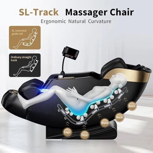 Smart 3D Full Body Massage Chair with SL Track — Ergonomic Chair, UTHWELL