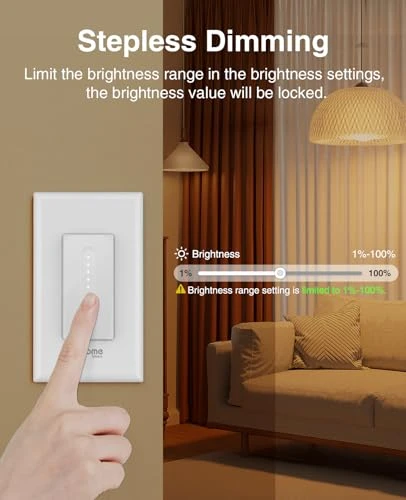 Smart Dimmer Switch — Smart Switch, GHome Smart