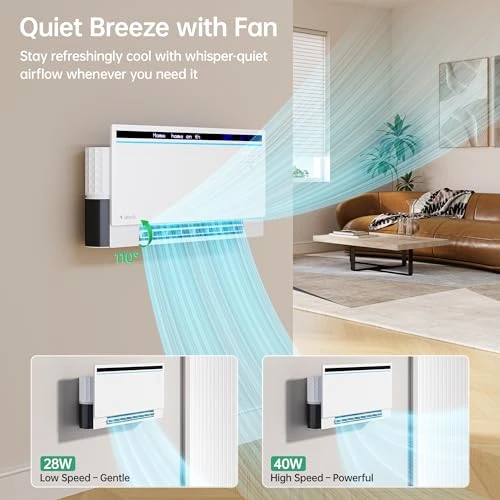 Smart Electric Space Heater with Bluetooth Speaker and RGB Light — Heating System, VallisCo