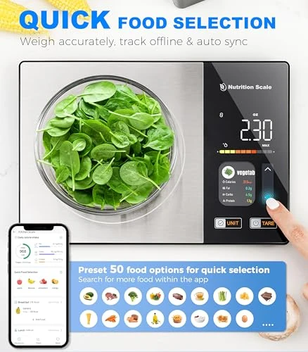 Smart Food Scale with Nutritional Calculator — Smart Scale, BakFee