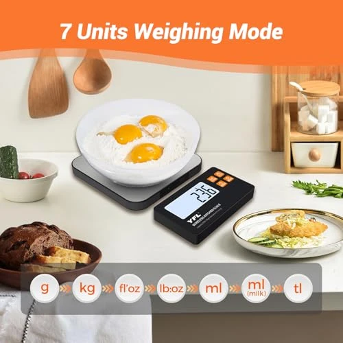 Wireless Kitchen Scale with Detachable Remote Display — Kitchen Gadgets, YFL