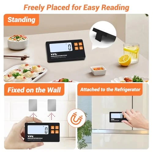 Wireless Kitchen Scale with Detachable Remote Display — Kitchen Gadgets, YFL