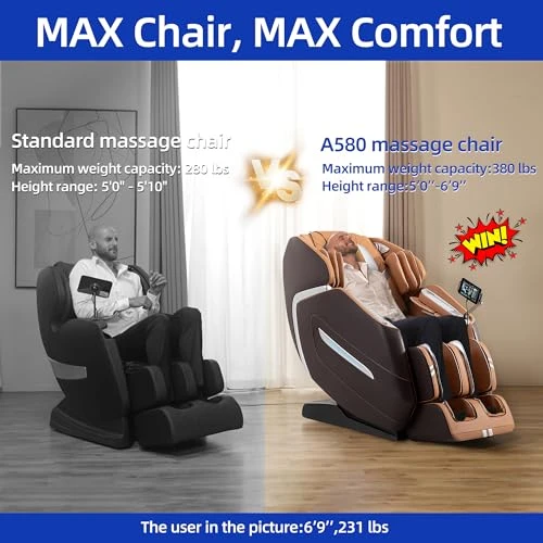 4D Massage Chair for Big & Tall People — Massage Chairs, MassaMAX