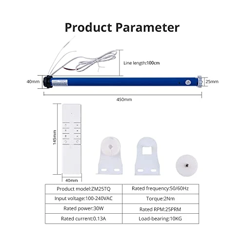 Smart Blinds Motor for 36-38mm Tube, Blindsmart
