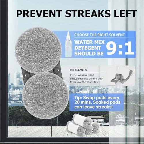 Window Cleaner Robot with Dual Water Spray — Window Cleaning Robot, KUIKIBO