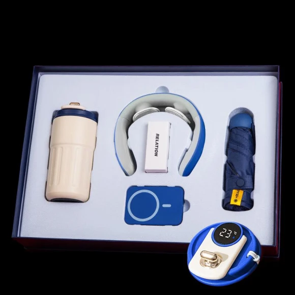 Smart Neck Massager 4-Piece Kit — Massage Gun, Zhi Mei Huan Qiu