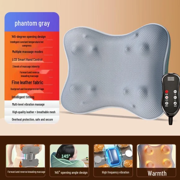 Smart Waist Massager with Heat and Kneading — Massage Gun, Enlong