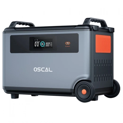 3600Wh 6000W Power Station with LiFePO4 Battery — Portable Power Station, OSCAL