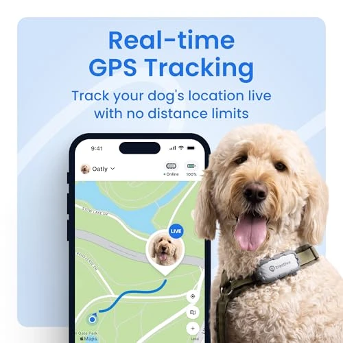 Smart Dog GPS Tracker with Virtual Fence and Health Monitoring — Dog GPS Tracker, Tractive