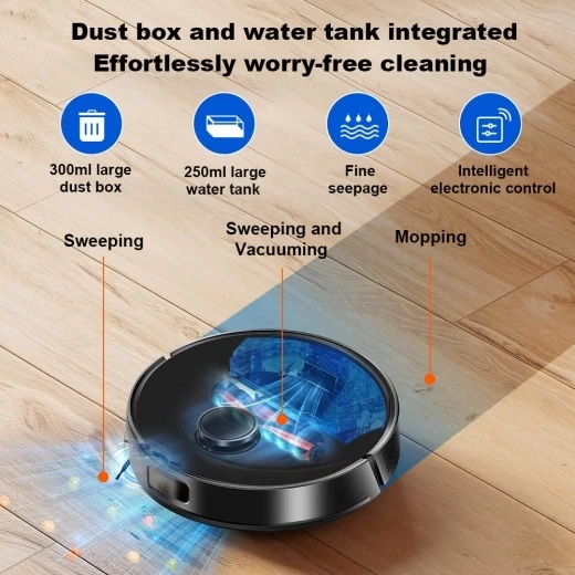 Robot Vacuum Cleaner with Self-emptying Dustbin — Robot Vacuum, Liectroux