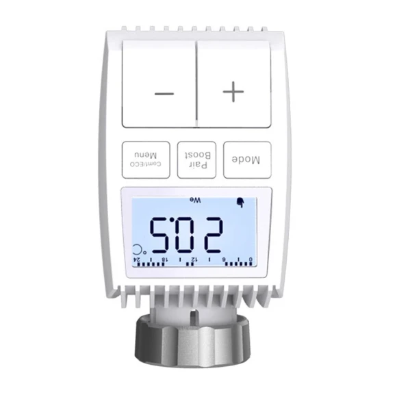 Radiator Actuator Valve Smart Thermostat Temperature Controller with External Sensor — Smart Thermostat, MOES