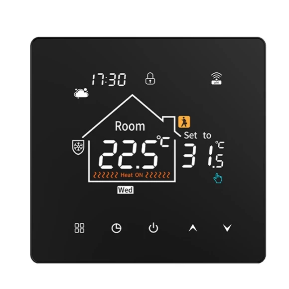 Smart WiFi Thermostat with LCD Touch Screen — Smart Thermostat, Tuya