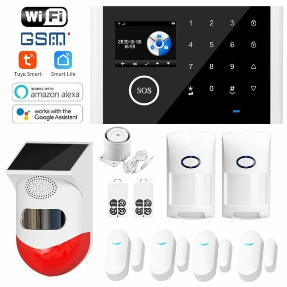 WIFI GSM Alarm System Kits — Security Monitoring, Tuya