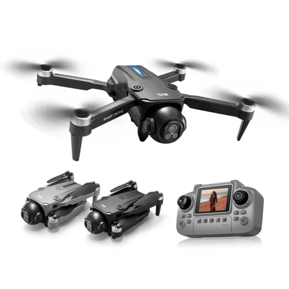 WiFi FPV Drone with LCD Screen Controller and Dual Camera — Drone, PJC