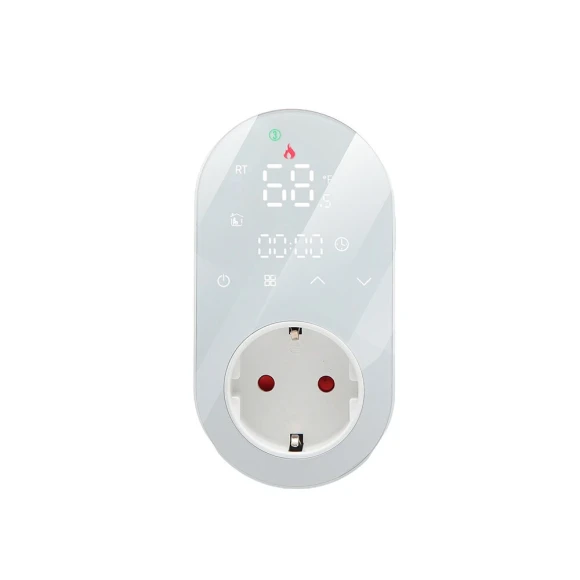 Digital Thermostat Outlet with Touch Screen — Smart Thermostat, Tuya