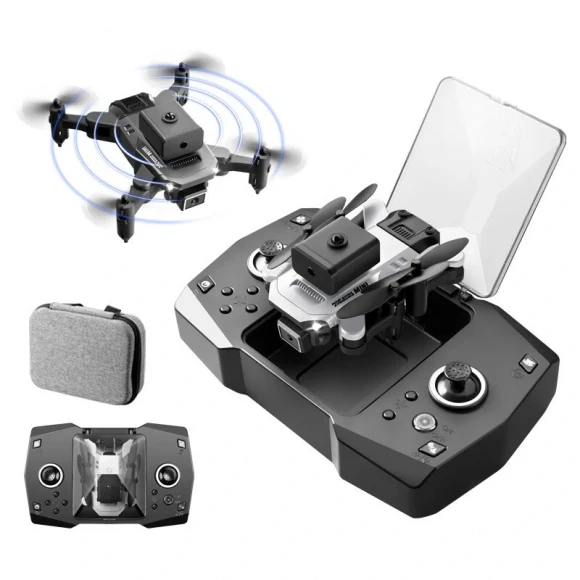 Mini WiFi FPV with 4K Dual HD Camera 360° Infrared Obstacle Avoidance Foldable RC Drone — Drone, KY