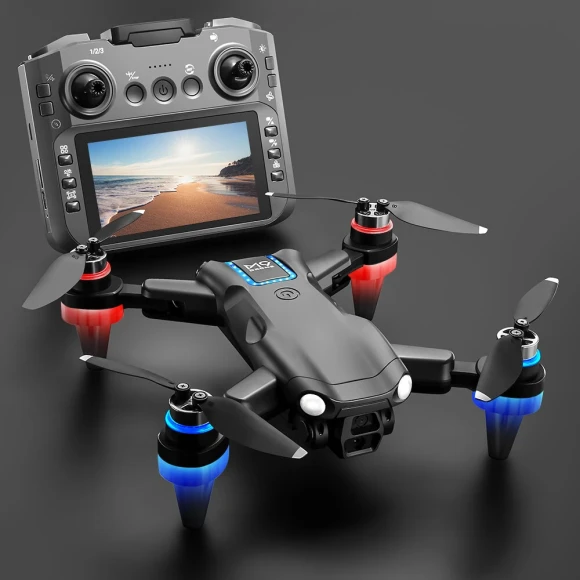 WiFi FPV Drone with LCD Screen Controller and Dual Camera — Drone, WLRC