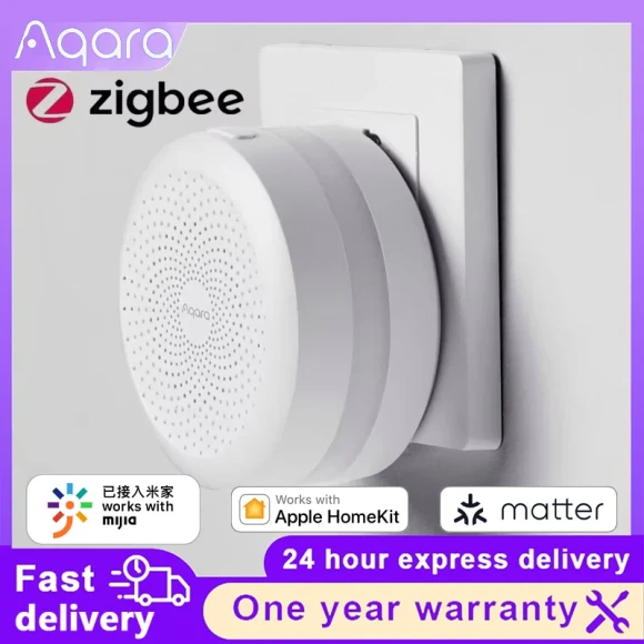 Smart Gateway with RGB Night Light — Smart Home Hub, Aqara