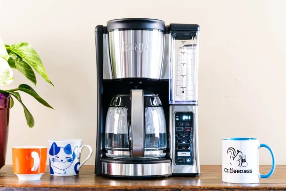 12-Cup Programmable Coffee Brewer with Adjustable Warm Plate — Coffee Maker, Ninja