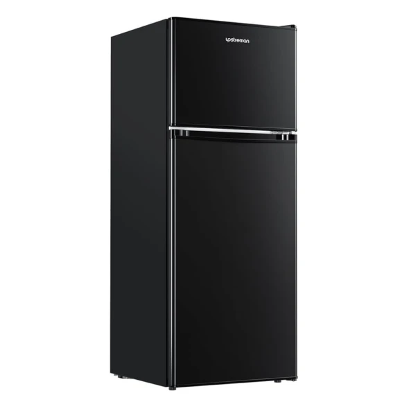 4.0 Cu.Ft. Mini Fridge with Freezer, Double Door Small Refrigerator, Upstreman