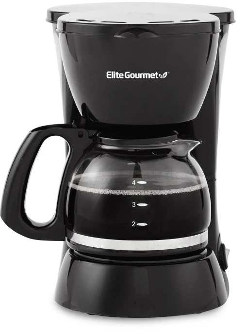 Automatic 4-Cup Brew & Drip Coffee Maker with Pause N Serve — Coffee Maker, Elite Gourmet