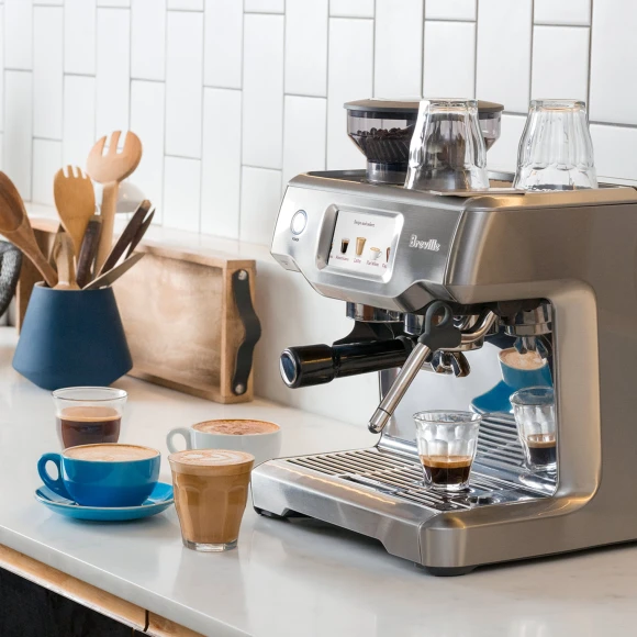 Barista Touch Espresso Machine with Grinder & Auto Milk Frother — Coffee Maker, Breville