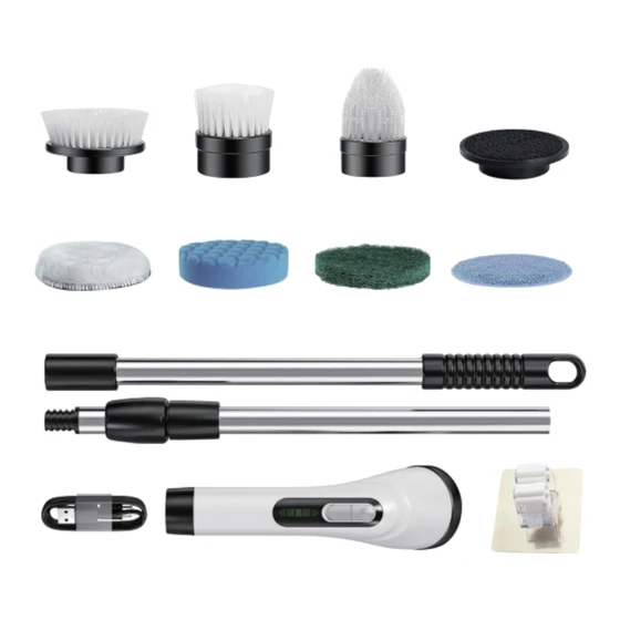 Cordless Electric Spin Scrubber for Bathroom Cleaning, Highyes