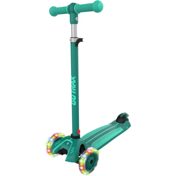 Kids Kick Scooter with LED Lighted Wheels and Adjustable Handlebars, Gotrax