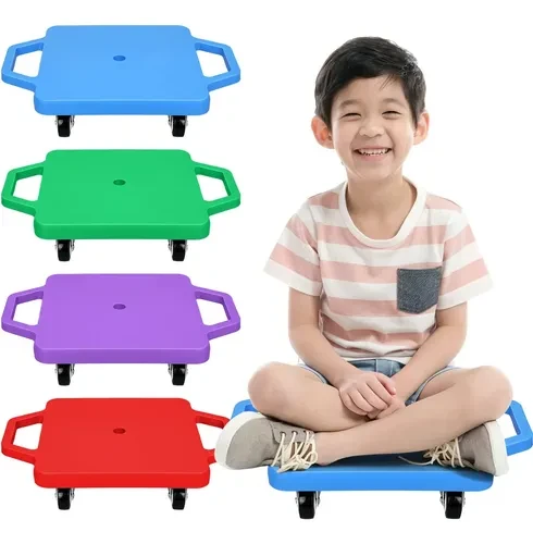 Sports Scooter Board Set with Handles for Kids, Jerify