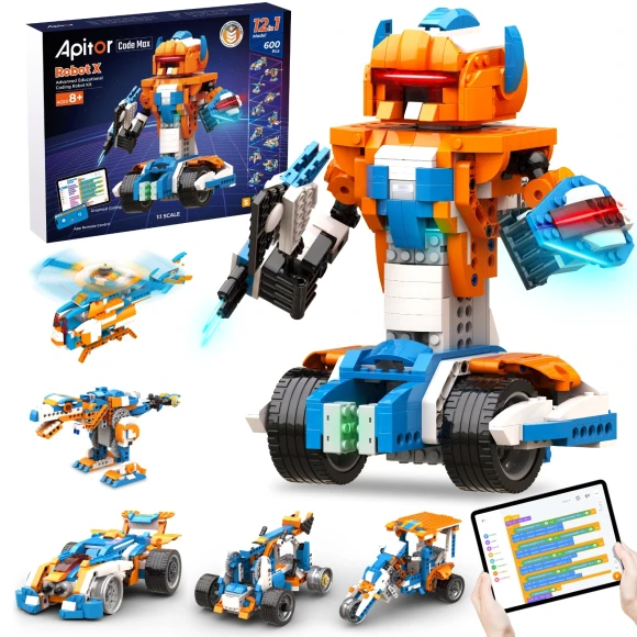 12-in-1 Robot Building Kit — Coding Robot, Apitor