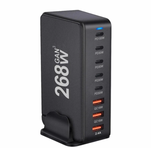 8 Ports Fast Charging Station, Techpi