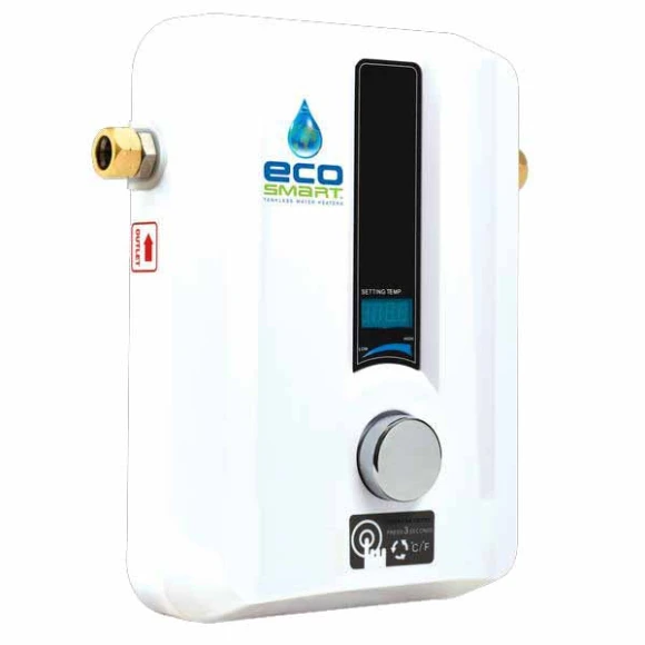 Electric Tankless Water Heater with Self Modulating Technology, EcoSmart