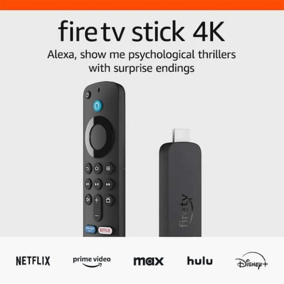 Fire TV Stick 4K Streaming Device with AI Search and Wi-Fi 6, Amazon