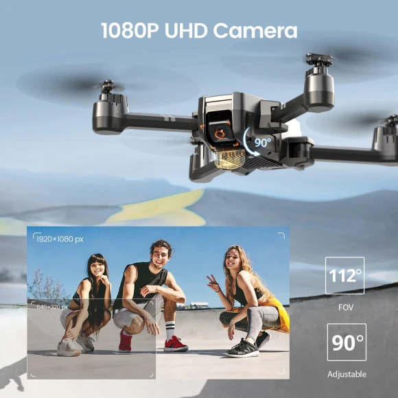 Foldable FPV Drone with 1080P WiFi Camera — Drone, Holy Stone