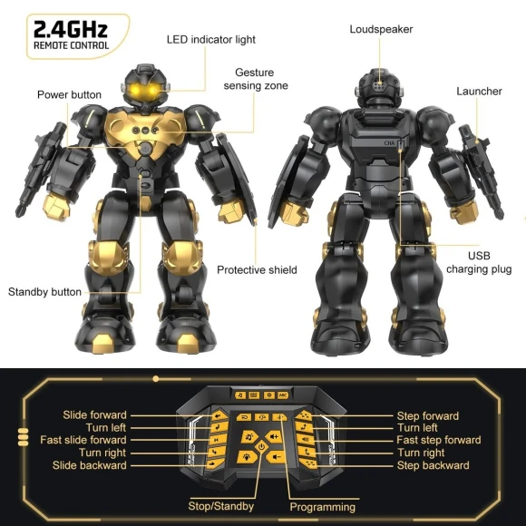 Gesture Sensing RC Robot Toy, Semour