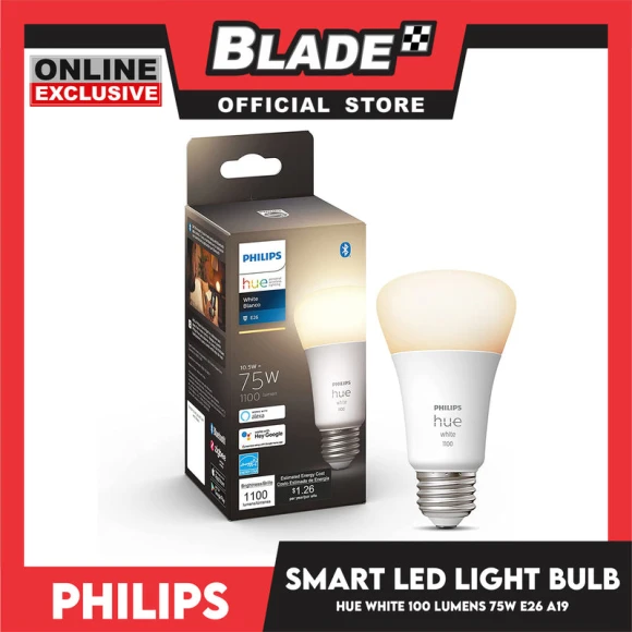 Smart 75W A19 LED Bulb — Smart Light Bulb, Philips Hue