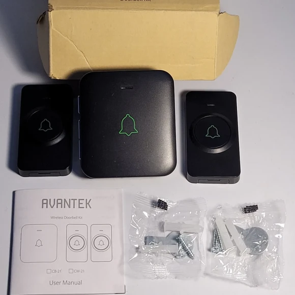 Wireless Doorbell with 52 Melodies and 1000ft Range, AVANTEK