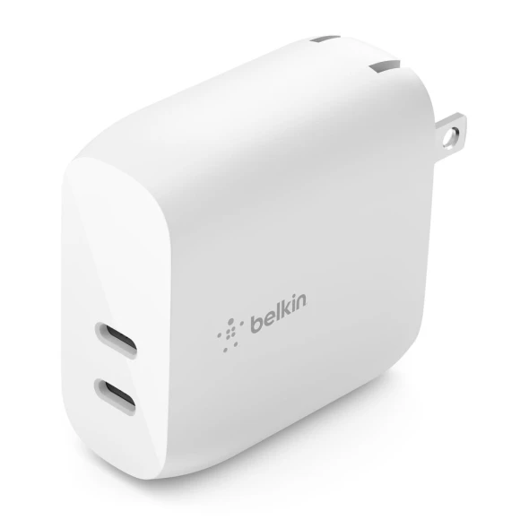 Dual Port USB-C Wall Charger — Power Bank, Belkin