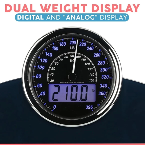 Hybrid 2-in-1 Analog & Digital Weighing Scale — Smart Scale, Adamson