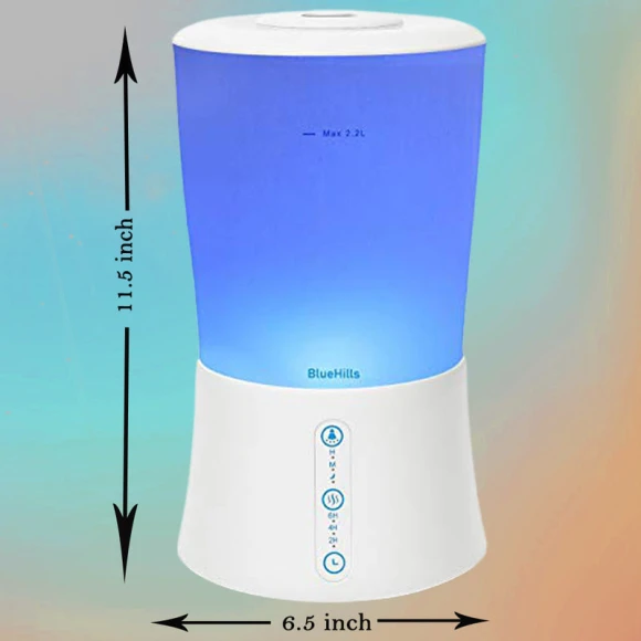 Large Essential Oil Diffuser Premium Aromatherapy Humidifier — Essential Oil Diffuser, BlueHills