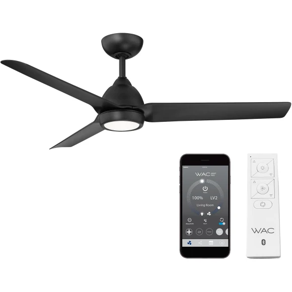 Smart Home Ceiling Fan with LED Light Kit, WAC Lighting