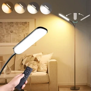 Super Bright LED Floor Lamp with Remote & Smart Plug Compatibility, marctronic