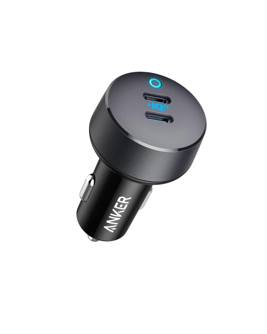 USB C Car Charger, 40W 2-Port PowerIQ 3.0 Type C Adapter, Anker