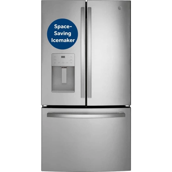 Fingerprint Resistant French-Door Refrigerator — Smart Refrigerator, GE