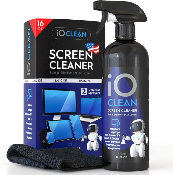 Screen Cleaner Spray Kit, iO CLEAN