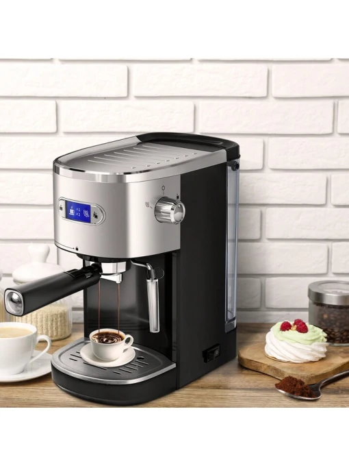 Semi-Automatic Espresso Maker with Milk Frother — Coffee Maker, Havato