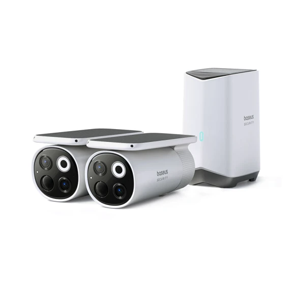 Solar Security Camera Wireless Outdoor 2-Cam Kit — Security Camera, Baseus