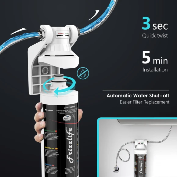 Under Sink Water Filter System, FRIZZLIFE