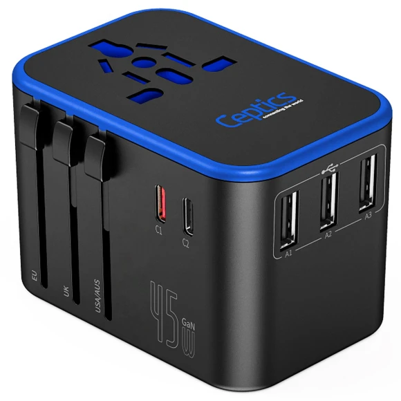 World International Travel Plug Adapter, Ceptics